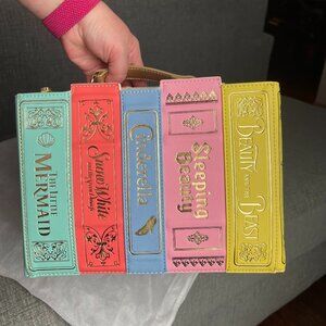 Stitch Shoppe by Loungefly Disney Princesses Books Volume 1 Crossbody Bag